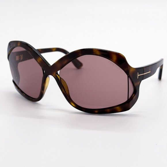 NEW TOM FORD SUNGLASSES CHEYENNE TF903 52E HAVANA WOMEN EYEWEAR FT0903/S 52E